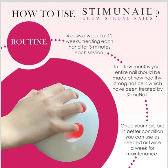StimuNail Nail Wellness Device - Supports Grow Long Strong Nails -Used - Picture 5 of 6
